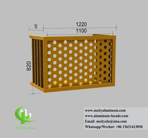에 대한 최신 회사 뉴스 2026년 HVAC 프로젝트에 알루미늄 AC 커버가 필수인 이유: 도매업체 가이드