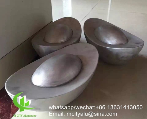 정면 커튼 벽에 pvdf 마무리 된 주문 제작 알루미늄 패널 클래딩 패널