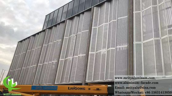 좋은 가격 CNC 금속 클레이딩 알루미늄 구멍 뚫린 잎 금속  Mesh 대면 장식 온라인으로