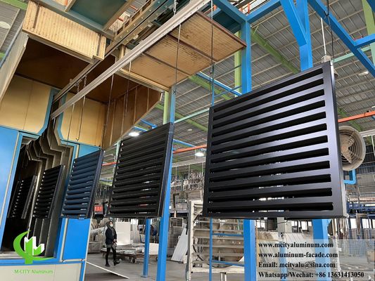 좋은 가격 알루미늄 에어컨 커버 열 펌프 커버 금속 스크린 야외 응용 온라인으로