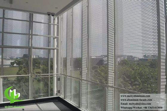 좋은 가격 건축용 구멍이 뚫린 금속 정면 시스템 알루미늄 클래딩 패널 온라인으로