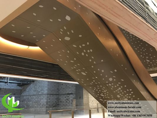 좋은 가격 장식용 금속 스크린 알루미늄 패널 레이저 절단 패턴 PVDF 코팅 온라인으로