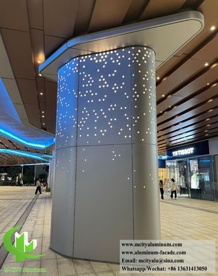 좋은 가격 장식용 금속 스크린 알루미늄 엽 금속 패널 온라인으로