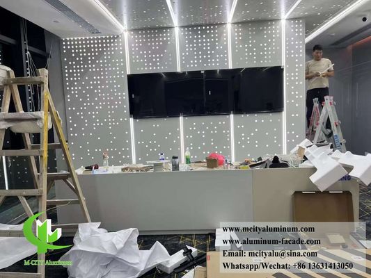 좋은 가격 건축용 금속 클레이딩 패널 알루미늄 엽 뚫기 스크린 온라인으로