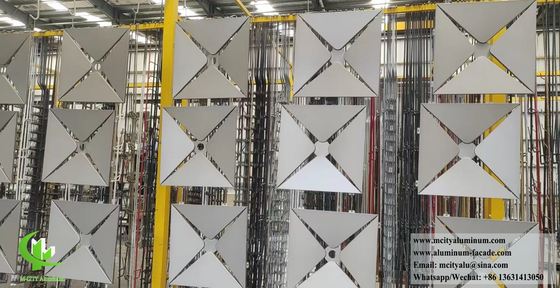 좋은 가격 알루미늄 패널 LED 빛으로 새로운 디자인 3D 모양 온라인으로