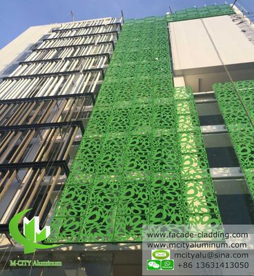 품질  3003 Aluminum Alloy Powder Coated Customizable Design Metal Curtain Wall Aluminum Facade Cladding 공장