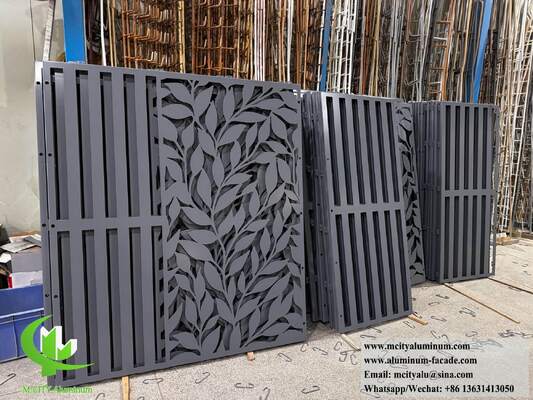 품질  2.5mm PVDF Coated Laser-Cut Aluminum Facade Panels for Coastal-Grade AC Enclosures 공장