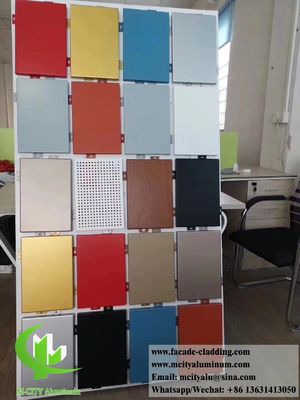 좋은 가격 커튼 월용 맞춤형 RAL 색상 3mm 분체 코팅 알루미늄 외장 클래딩 패널 온라인으로