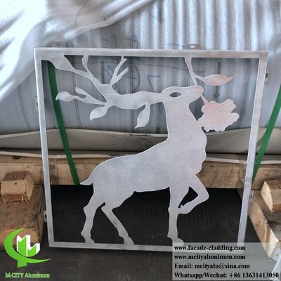 좋은 가격 레이저 절단 알루미늄 표면 클래싱 패널 3003 재료와 분말로 코팅 된 표면 온라인으로