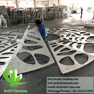 품질  Customized Size Powder Coated Perforated Aluminum Ceiling Panel for Interior Exterior Decoration 공장