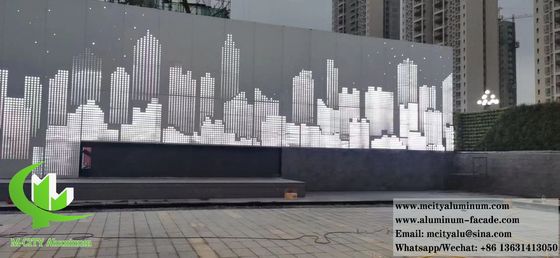 좋은 가격 건축 뚫기 금속 스크린 벽 장식 장식 알루미늄 장판 온라인으로