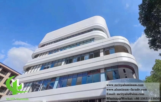 PVDF 코팅 금속 클래싱 알루미늄 패널 정면 시스템