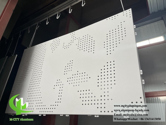 고체 금속 벽 엽 Aluminium Sheet For Facade System Decoration 외면 코팅