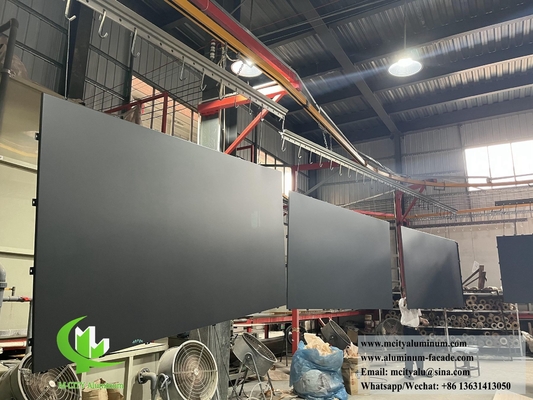 고체 금속 벽 엽 Aluminium Sheet For Facade System Decoration 외면 코팅