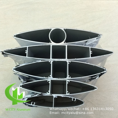 guangdong 제조업자 건축가 설계 100mm 크기의 건축 장식용 알루미늄 로브