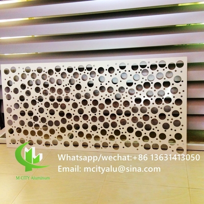 금속 perforated 알루미늄 절단 홀 스크린 패널