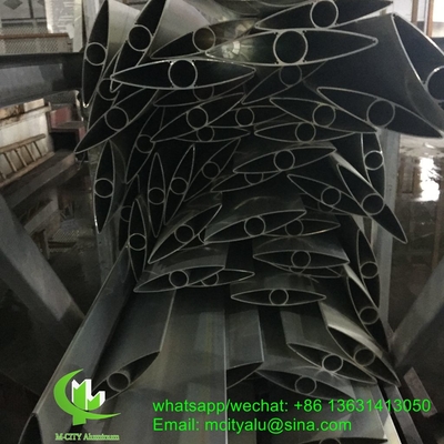 250mm 아키텍처 에어로플라일 프로필 알루미늄 잎날개