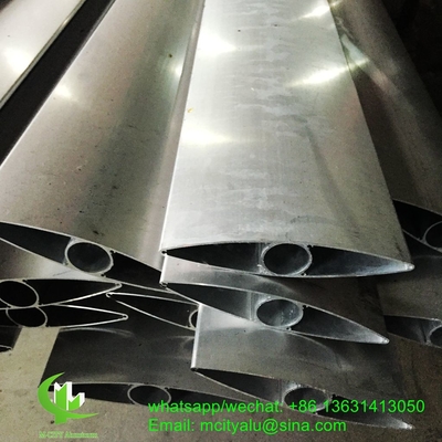 250mm 아키텍처 에어로플라일 프로필 알루미늄 잎날개