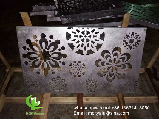 CNC 레이저 스크린 뚫린 2.5mm 금속 알루미늄 클래싱 패널