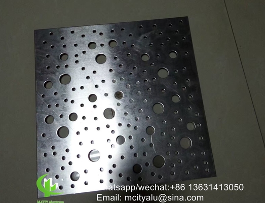 CNC 레이저 스크린 벽에 대한 구멍 2.5mm 금속 알루미늄 클래싱 패널