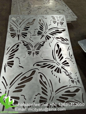 CNC 레이저 스크린 벽에 대한 구멍 2.5mm 금속 알루미늄 클래싱 패널