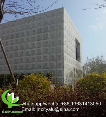 주문 제작 금속 알루미늄 구멍 패널 레이저 절단 패널