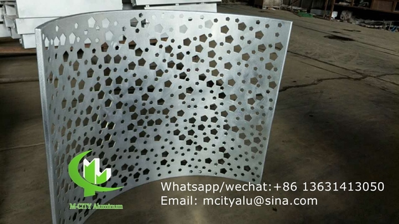 뚫린 알루미늄 레이저 절단 cnc 알루미늄 스크린 시트
