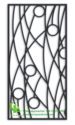 울타리 장식용 알루미늄 레이저 절단 패널 시트 perforated wall panel