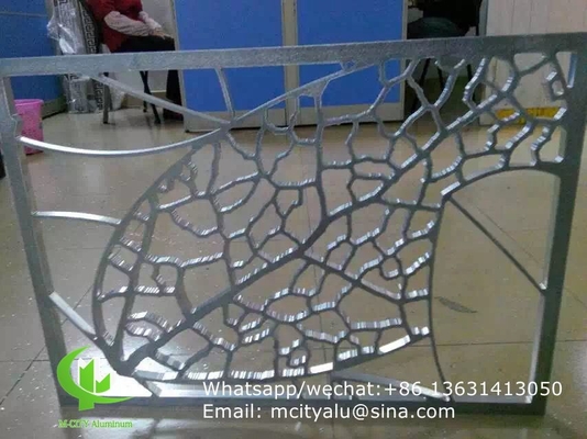 나무 알루미늄 장단 엽 금속 정면 부착 커튼 벽 정면 장식용 두께 2.5mm 굽는 엽