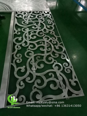 금속 알루미늄 고형 패널 정면 클래싱 커튼 벽 정면 장식용 2.5mm 두께의 굽기 장판