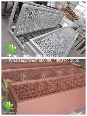 커튼 벽 벽면 가루 벽면 perforated screen