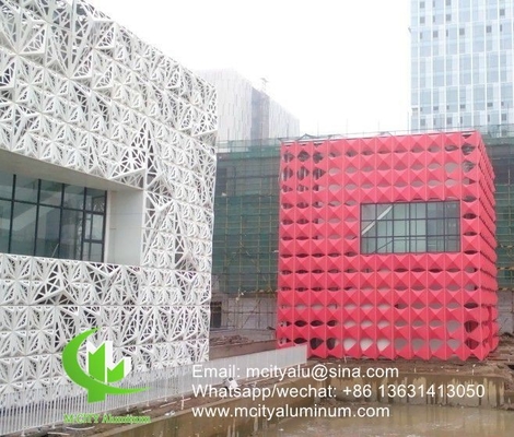 중국 알루미늄 장식 벽 패널 pvdf 파우더 코팅 마무리