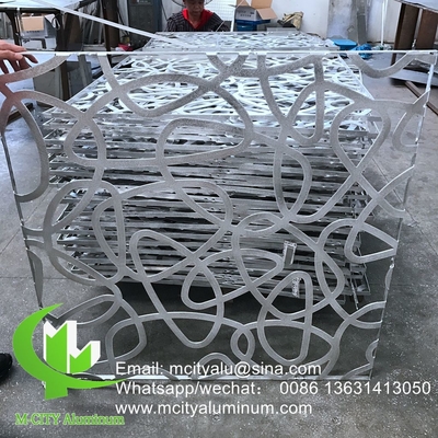 레이저 절단 시트 파우더 코팅 알루미늄 CNC 레이저 절단 장식 패널