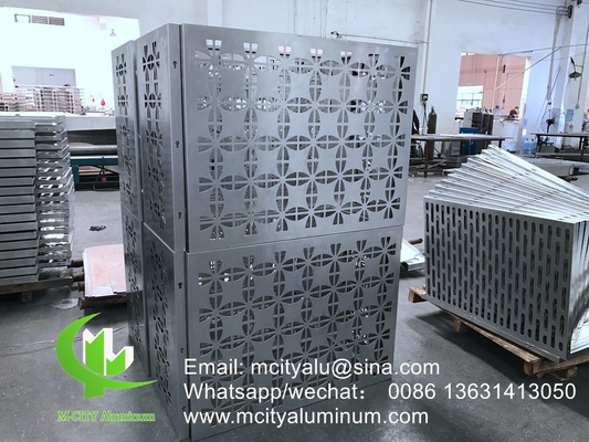 레이저 절단 시트 파우더 코팅 알루미늄 CNC 레이저 절단 장식 패널