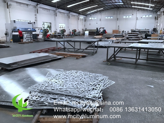 커튼 벽 패널 공급자 파우더 코팅 알루미늄 CNC perforated 장식판