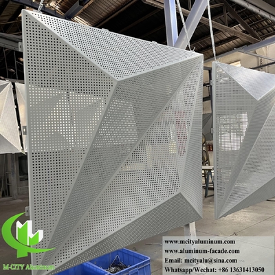 3D 금속 클래딩 외관 장식용 알루미늄 장판