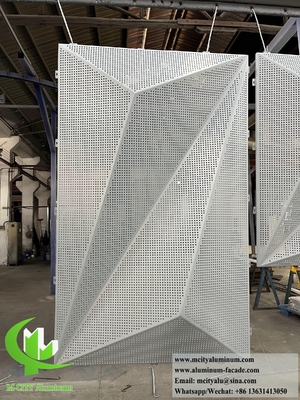 3D 금속 클래딩 외관 장식용 알루미늄 장판