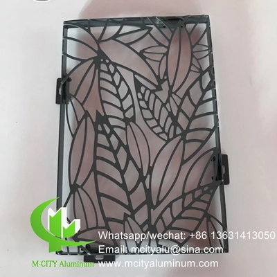 금속 홀드 디자인 알루미늄 구멍 뚫린 시인 발코니 용 3mm 금속 판과 파우더 코팅