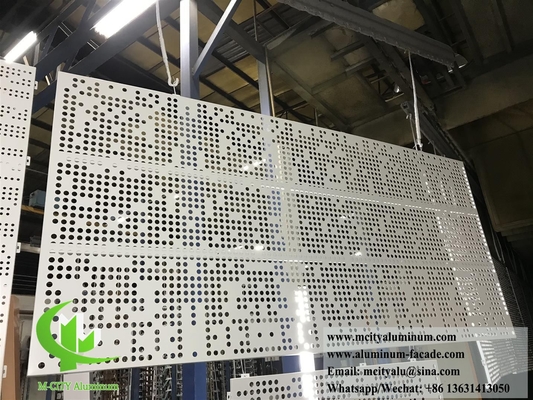 레이저 절단 금속 스크린 울타리 장식 알루미늄 패턴과 함께 3mm 두께