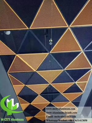 천장 및 정면 장식용 확장 된 메탈 스크린 알루미늄