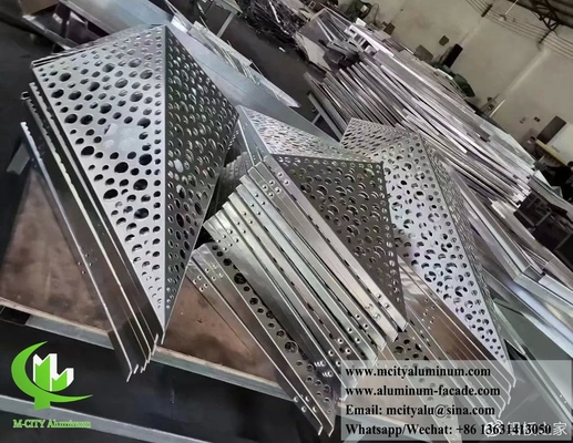 금속 벽장 3D 모양 알루미늄 장 CNC 절단 주문 제작 벽 패널