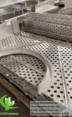 CNC 절단 금속 스크린 알루미늄 엽 PVDF 코팅