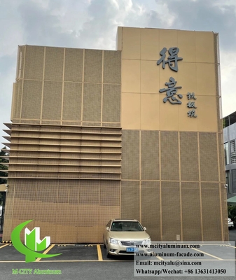 벽장 장식용 CNC 구멍 뚫기 금속 스크린