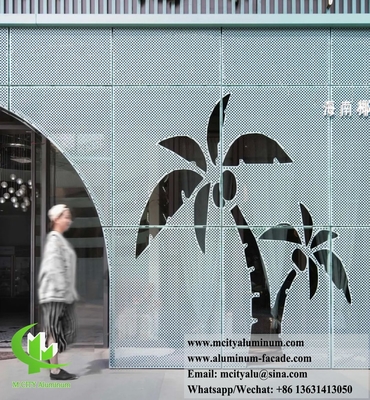 고체 알루미늄 금속 스크린 구멍 패턴을 가진 알루미늄 패널