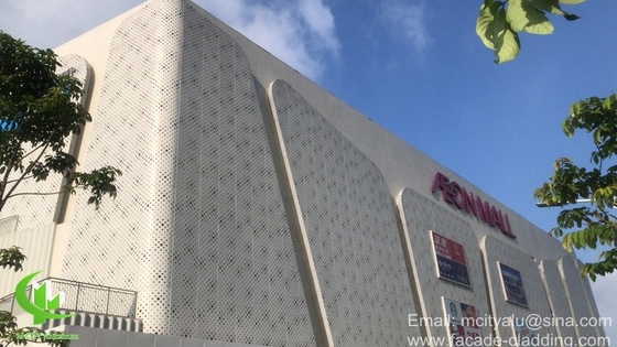 금색 금속 알루미늄 perforated facade cladding for facade exterior cladding 금속 알루미늄 perforated facade cladding for facade exterior cladding