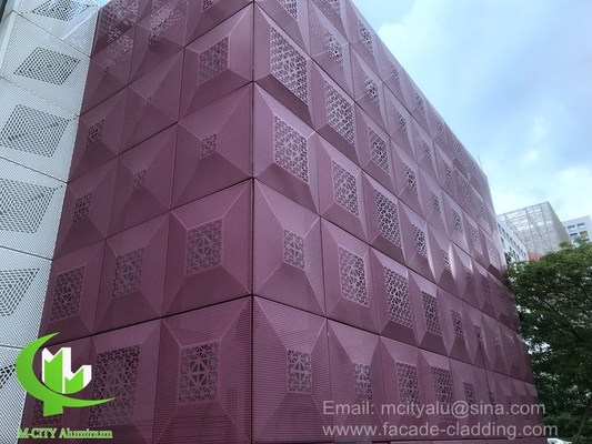 금색 금속 알루미늄 perforated facade cladding for facade exterior cladding 금속 알루미늄 perforated facade cladding for facade exterior cladding