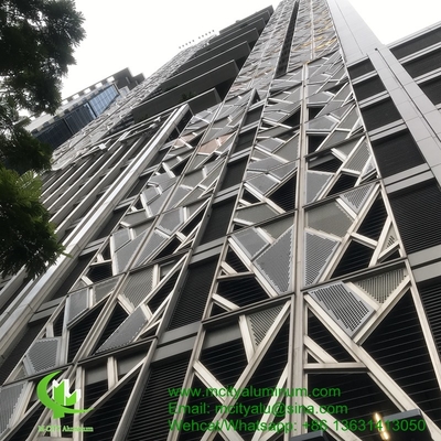 중국 PVDF 건물 외부에 사용되는 금속 알루미늄 구멍 표준 패널