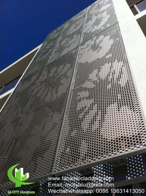 금색 금속 알루미늄 perforated facade cladding for facade exterior cladding 금속 알루미늄 perforated facade cladding for facade exterior cladding