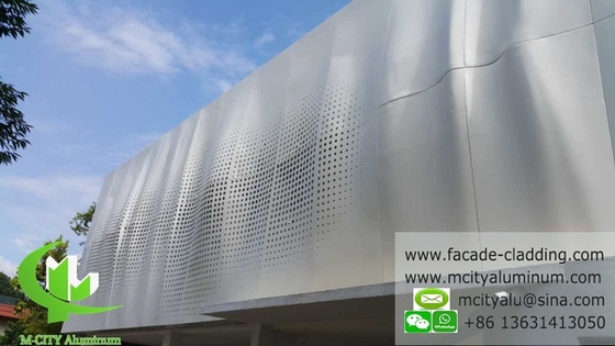 건축 건물 외관 알루미늄 클래싱 시트 perforated sheet