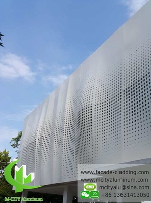 건축 건물 외관 알루미늄 클래싱 시트 perforated sheet